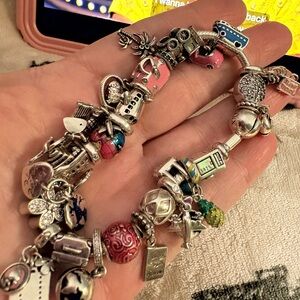 Linx bracelet with travel themed charms